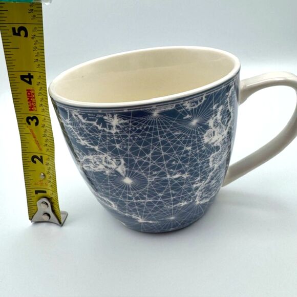 Set of 2 PIMPERNEL VTG Discontinued Mar del Nort Nautical Map 16oz Ceramic Mugs - Picture 13 of 13